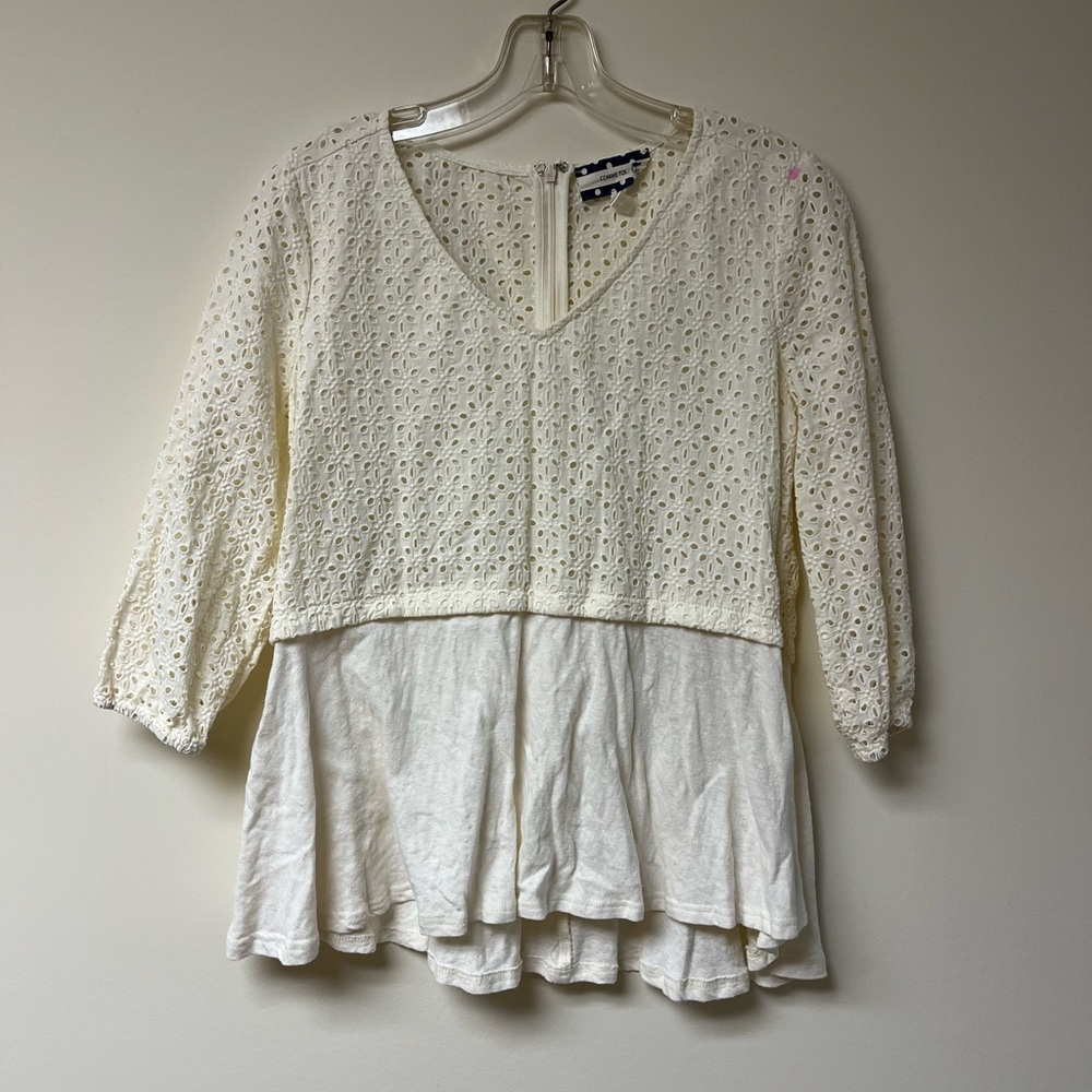 💚3 for $15 Comme Toi lace shirt